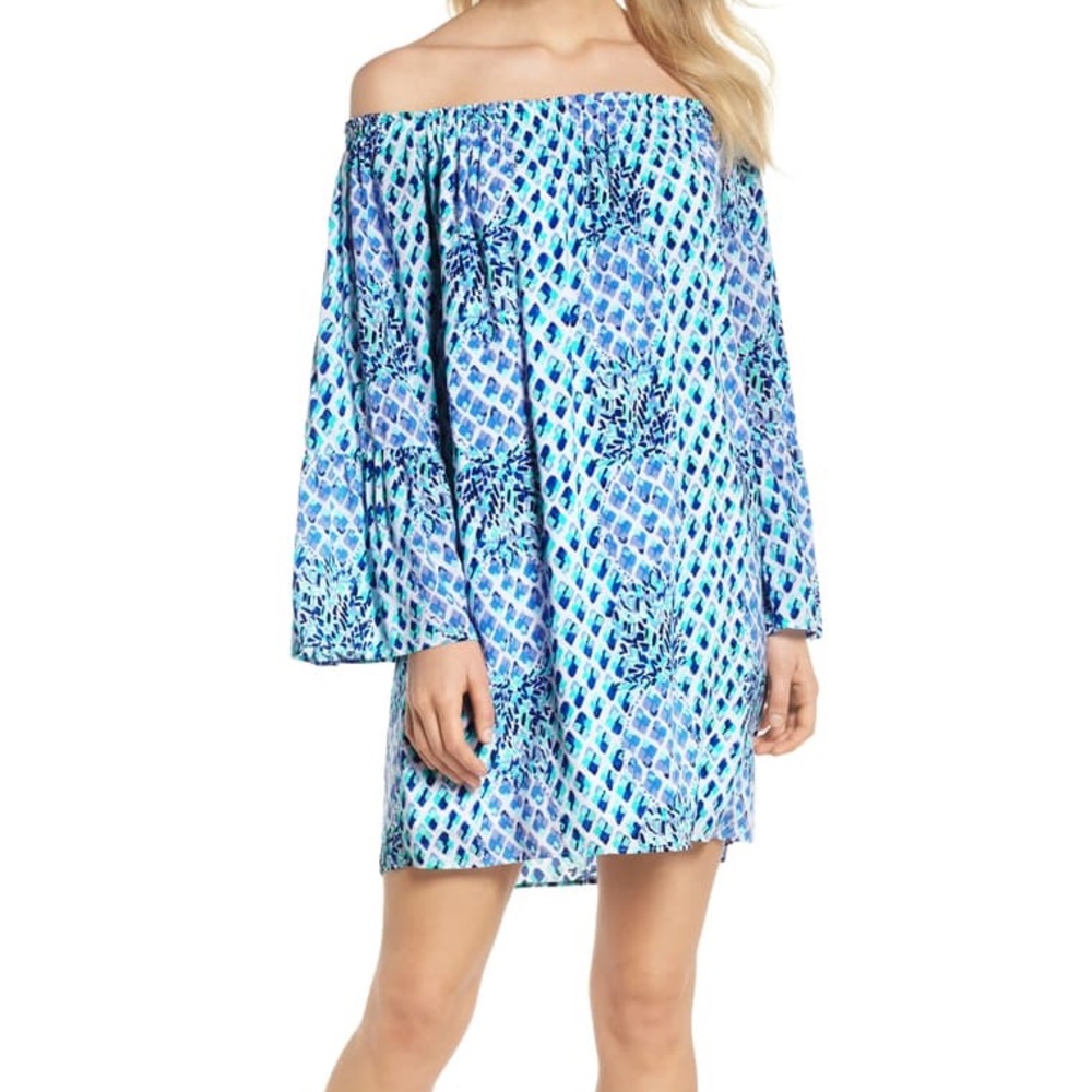 Lilly Pullitzer Nevie Off the Shoulder Dress